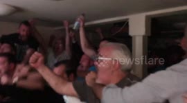 Napoli fans in London go crazy with last-minute winning goal against Juventus