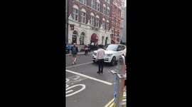 Man assaults bystander in front of central London Pret a Manger