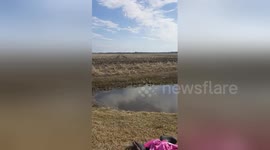 Newsflare Edit - Polar plunge fail