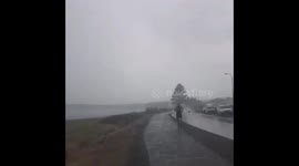Freak storm hits victor harbor