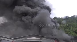 fire warehouse rubber factory