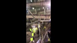 Chelsea fans assaulted by police in Nou Camp, 14/03/2018