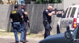 US carjacking suspect ends by house clearing