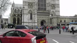 Bells ringing out in London Westminster Abby to celebrate the birth of the new royal prince