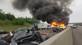 Wrong-way driver causes deadly multi-car crash on Texas motorway