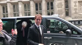 Sir Cliff Richard going into court