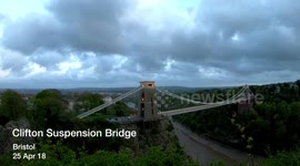 Time-Lapse over Bristol Clifton Suspension Bridge