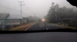 foggy road