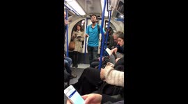 Tap dancing for peace on the Piccadilly Line