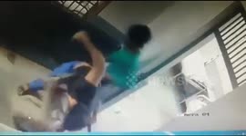 Two prisoners escape lock-up overpowering guard in filmi style