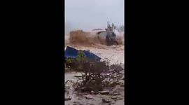 Storm and torrential rains in Egypt