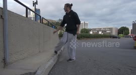 Parkour Fail Big nose dive