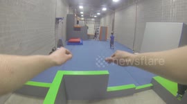 Parkour Fail POV fall from height
