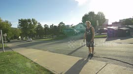 Parkour Fail Slow Motion Flip Fail