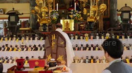 Japan holds Buddhist funeral for more than 100 Aibo robot souls