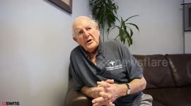 WWII hero turns 100 and makes his daily visit to the GYM - for a 90 minute workout