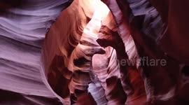 Breathtaking views of Antelope canyon in Arizona