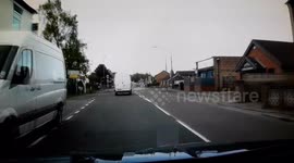 Too fast on the wrong side of the roundabout