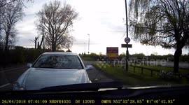Get off your phone and stop weaving across the road
