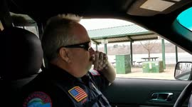 Officer’s final sign-off after 36 years of service will warm your heart