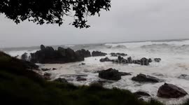 Wild weather hits Mt Maunganui