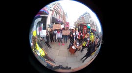 London Protest March Against Chinese Yulin