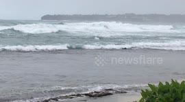 High Surf on the North Shore of Kauai