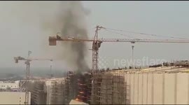 huge fire in The Great Egyptian Museum  today #4 29/04/2018