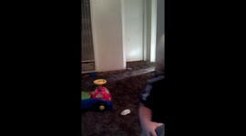 2 year old throwing spirals