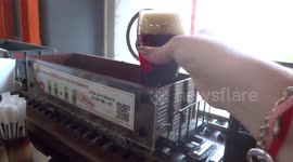 Czech bar uses miniature train to deliver beers to your table