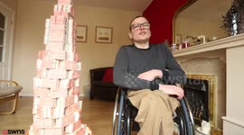 A teenager's world record attempt for the largest train ticket collection