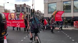 May Day Rally in Farringdon, London