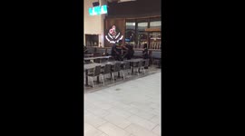 Crazy Fight at Arundel Mills mall