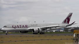 Qatar Airways Inaugural Landing at Cardiff Airport, New Service Connecting Wales to the World