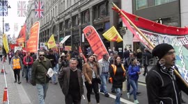 3-Mayday March on the Strand in London by Jim Connor