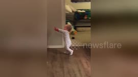 Adorable baby 'turns into zombie' on demand from parents