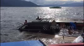Vessel Accident on the Lake Matano