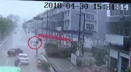 Good samaritans rescue boy dropping into flooded drain