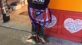 Arsenal fans in fine voice ahead of Atletico clash