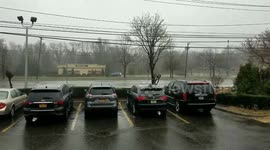 Spring Rain in Mount Sinai, New York