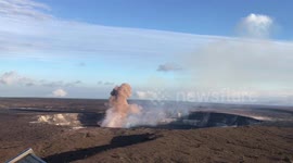 Volcano erupts on Hawaii's Big Island