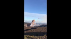 Kilauea Volcano Smoke Flume After Eruption 5318