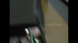 Bus driver and passenger arguing at Clapham Junction