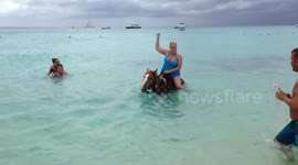 Horseback Riding in the Ocean - Turks and Caicos Island