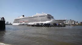 The Viking Sun Cruise Linear Departs Greenwich