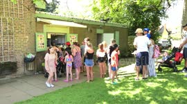 Massive queues formed for Ice Cream