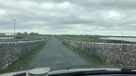 Driving trough the Ireland