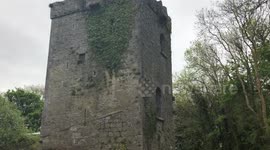 Irish old stone tower