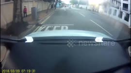 Bizarre road accident 'insurance scam'