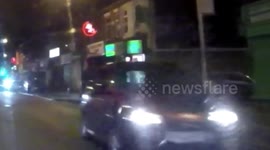 Fight Night at the Pizza Shop. Street Fighting in Moston Lane, Manchester.